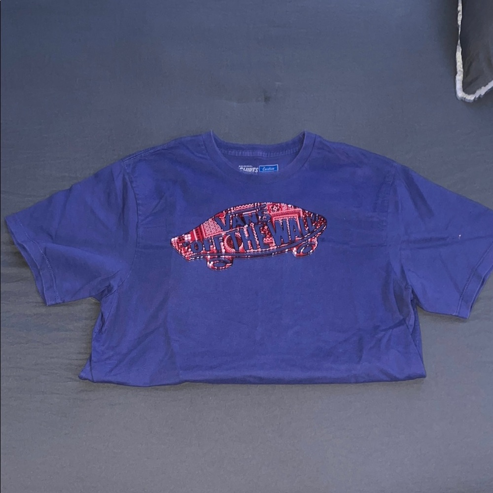 Navy Blue Kids Shirt with Sequin Design